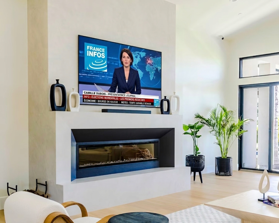 Miroir TV TDK Illusion - Intégration sur mesure